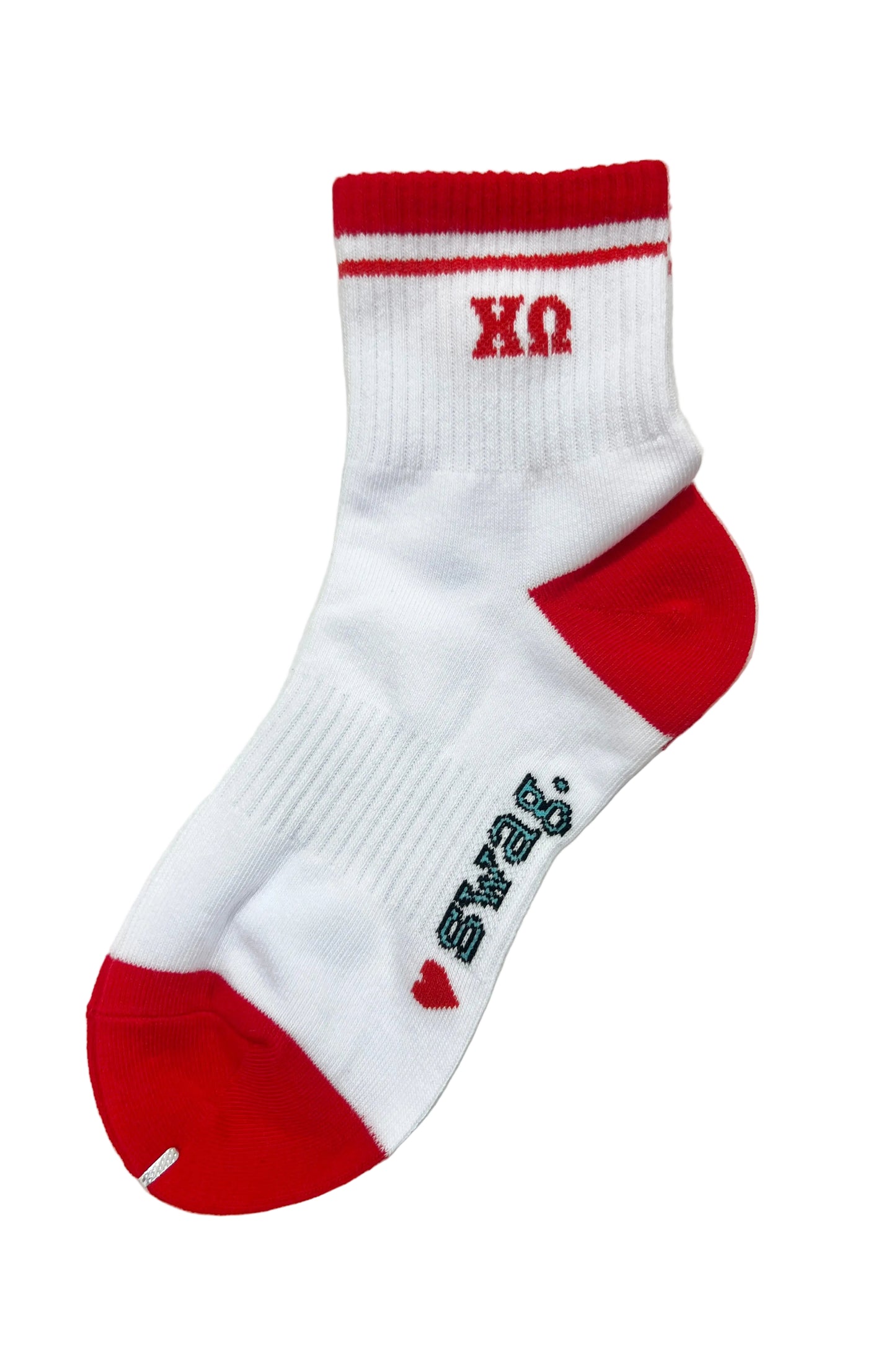 Chi Omega Quarter Socks