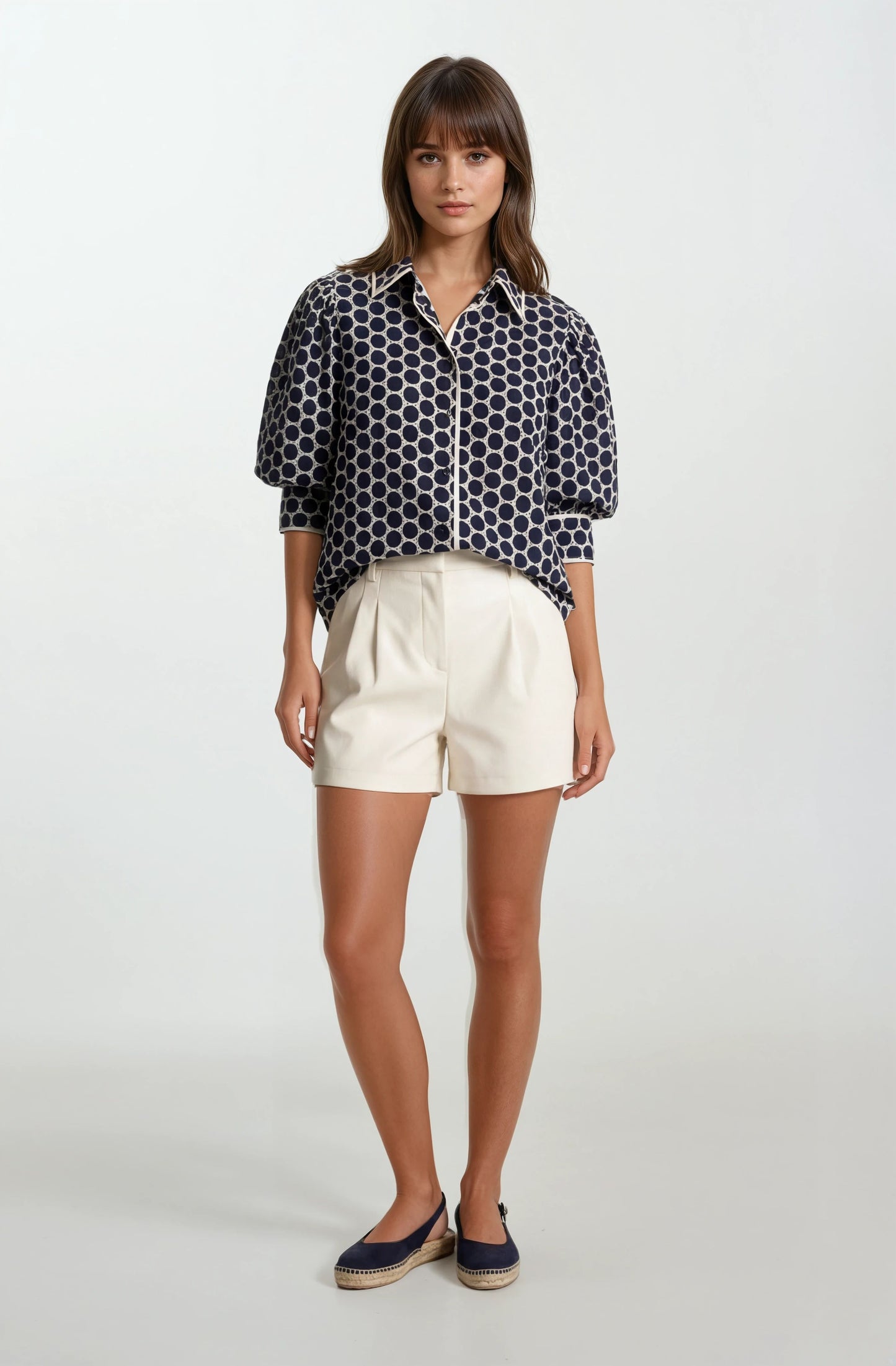 Pippa Marine Dot Shirt