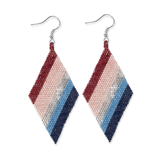 Frida Copenhagen Diagonal Stripe Earrings