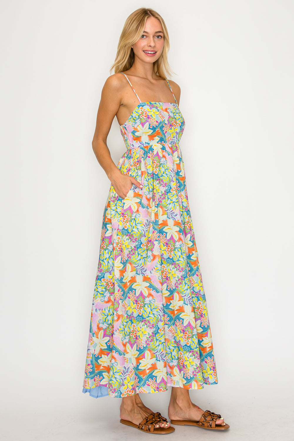 Eros Bouquet Maxi Dress