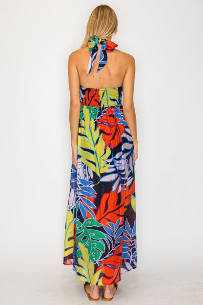 Midnight Tropics Maxi Dress