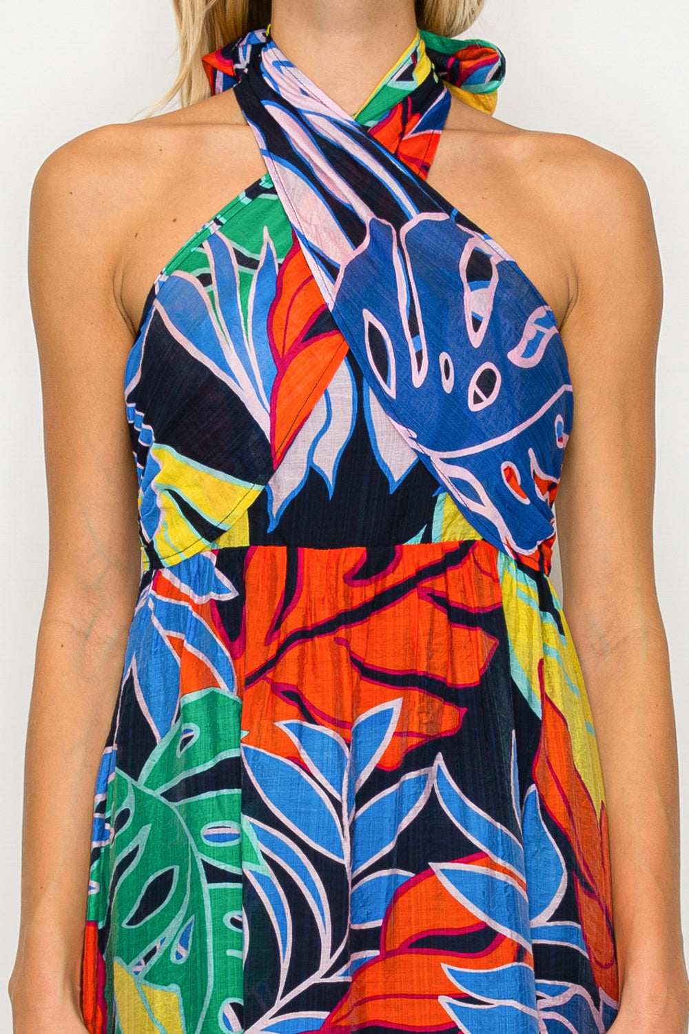 Midnight Tropics Maxi Dress