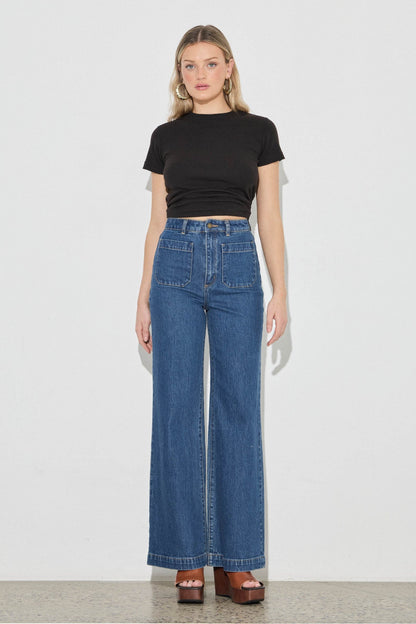 Sailor Jean Long - Eco Ruby Blue Wash