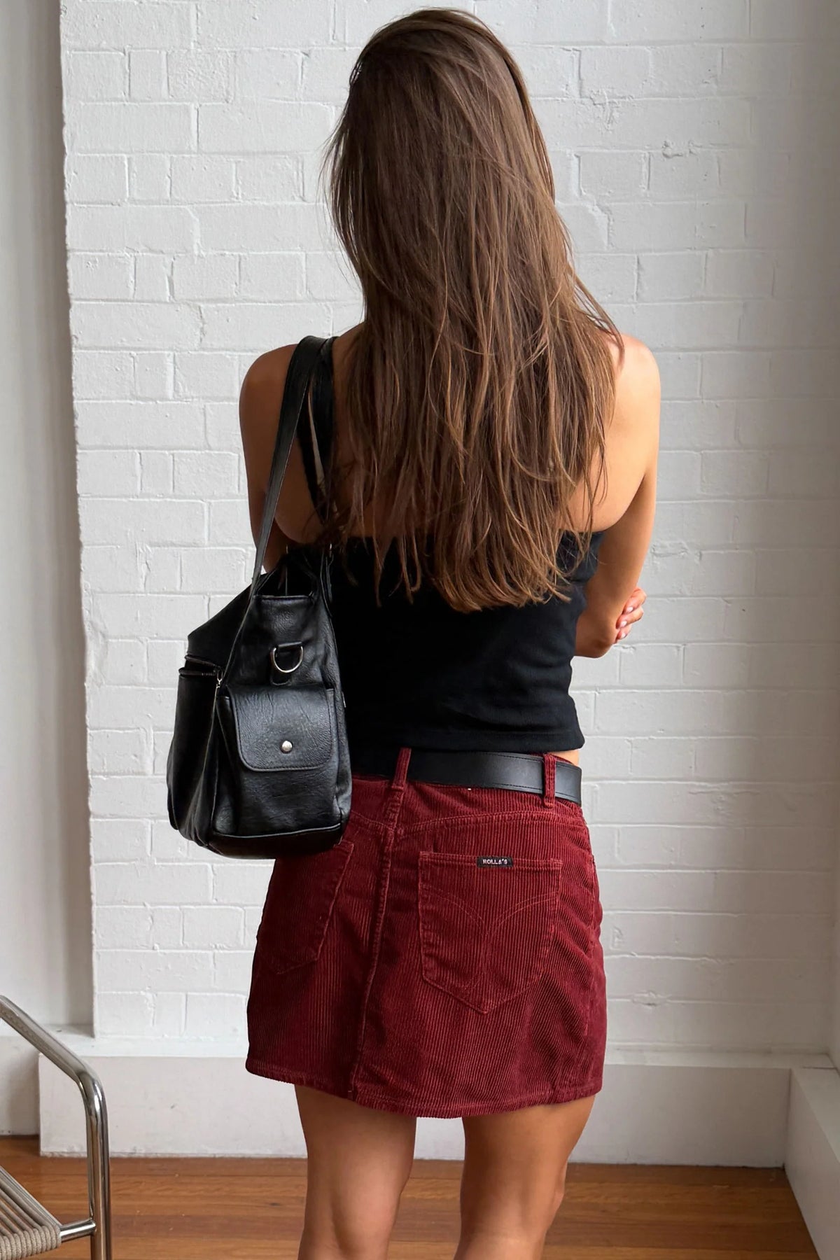 90's Relaxed Corduroy Mini Skirt