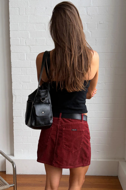 90's Relaxed Corduroy Mini Skirt