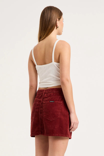 90's Relaxed Corduroy Mini Skirt