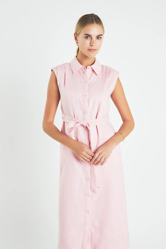 Blush Breeze Midi Dress - FINAL SALE