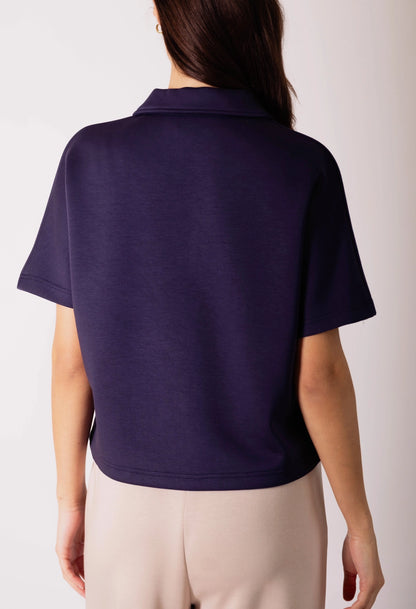 Butter Modal Navy 1/4 Zip Top - FINAL SALE