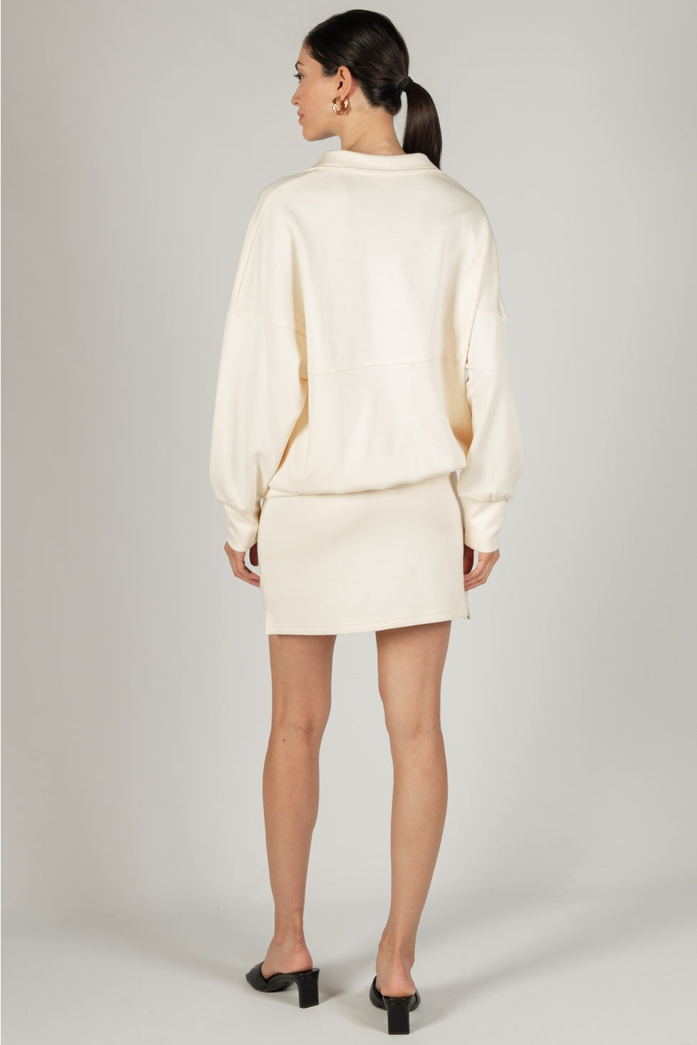 Butter Modal Zip Pullover