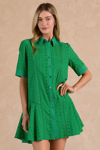 Mint Julep Mini Dress