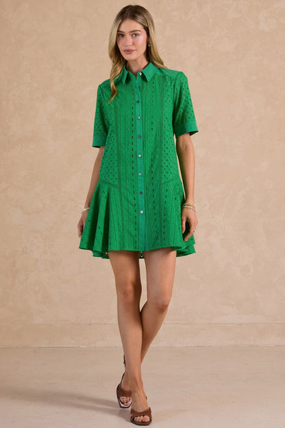 Mint Julep Mini Dress
