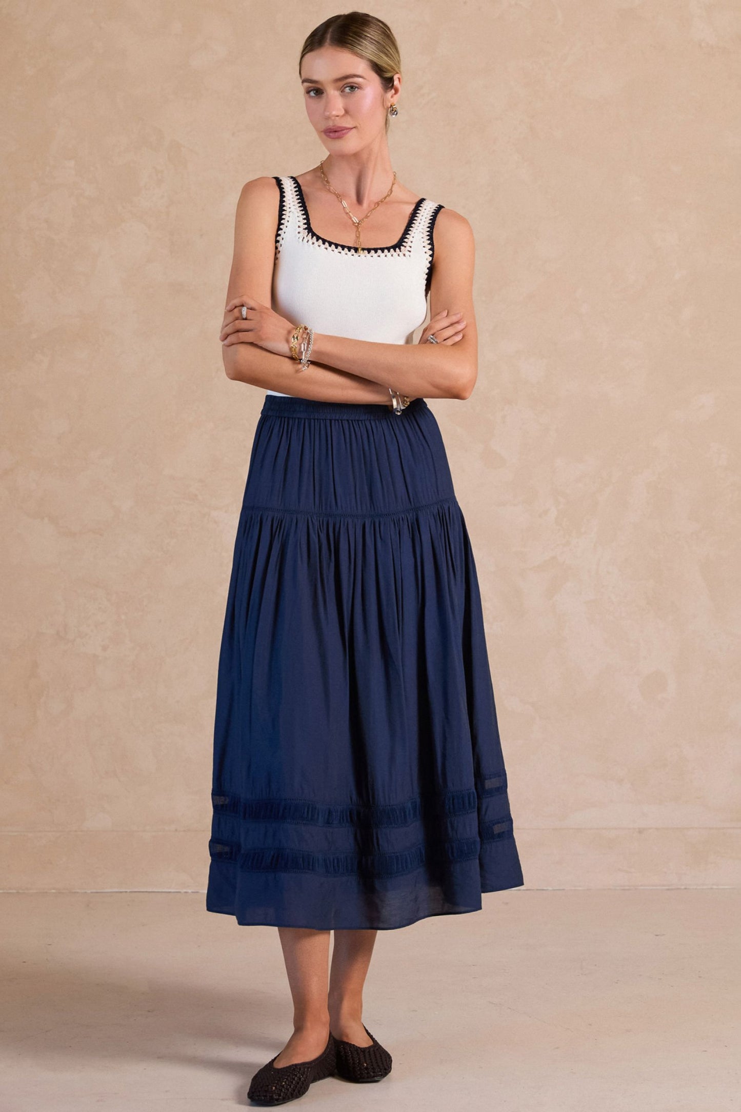 Jubile Breeze Midi Skirt