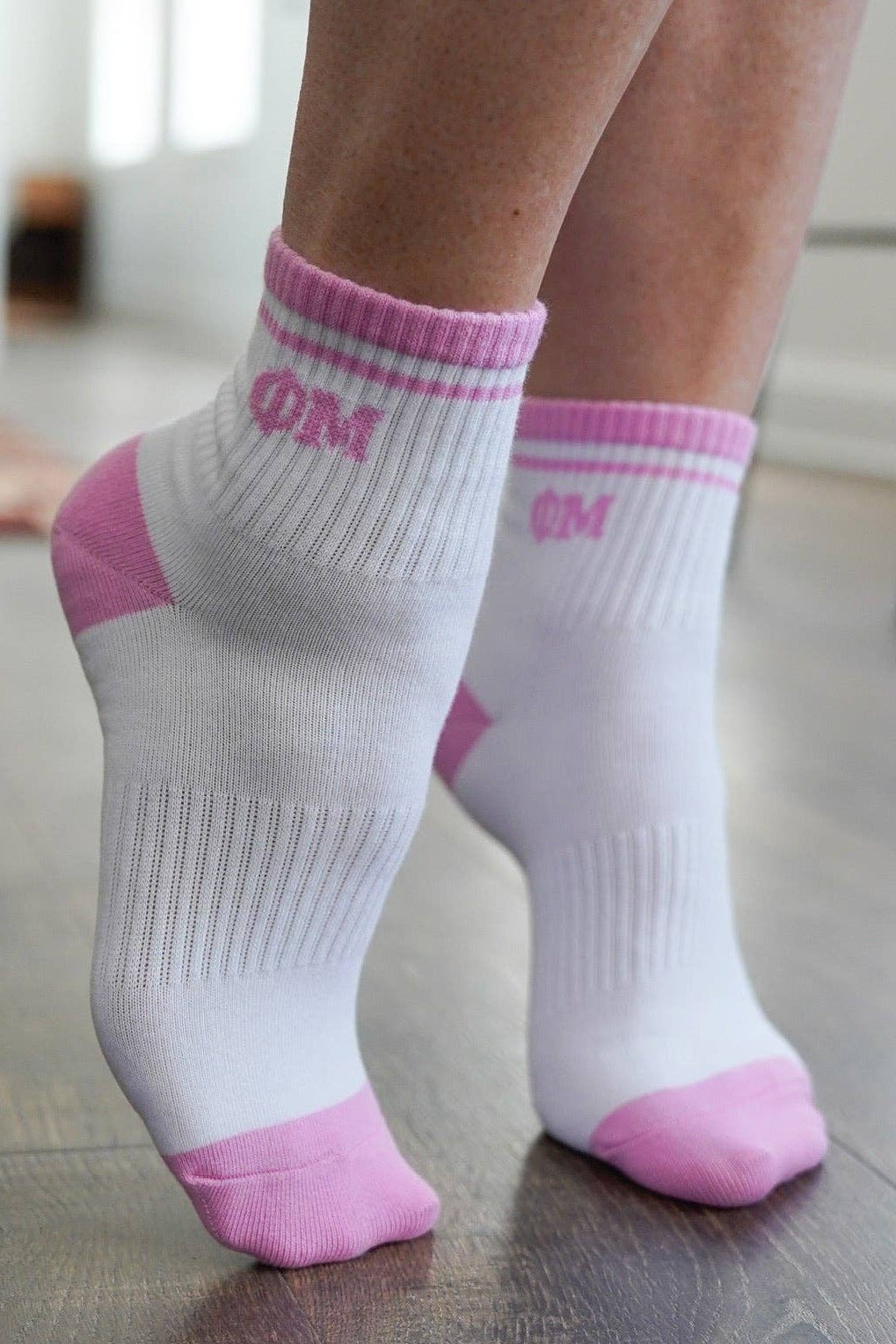 Phi Mu Quarter Sock
