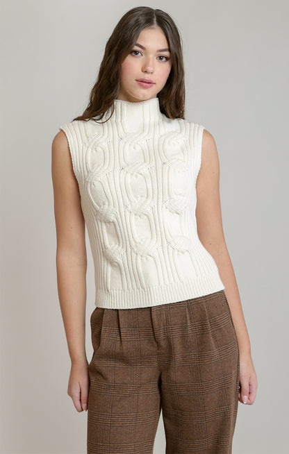 Callie Cable Knit Top