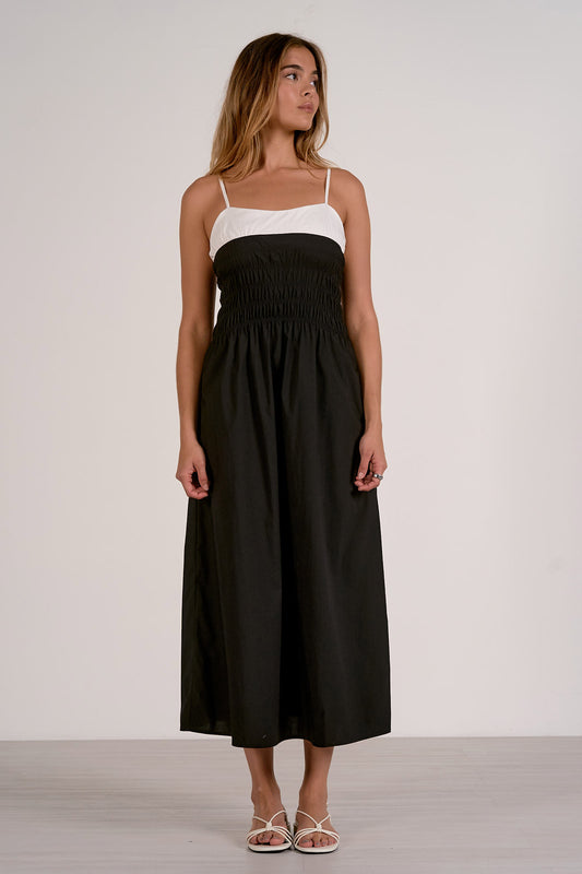 Tuxedo Midi Dress