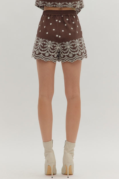 Espresso Stitch Shorts