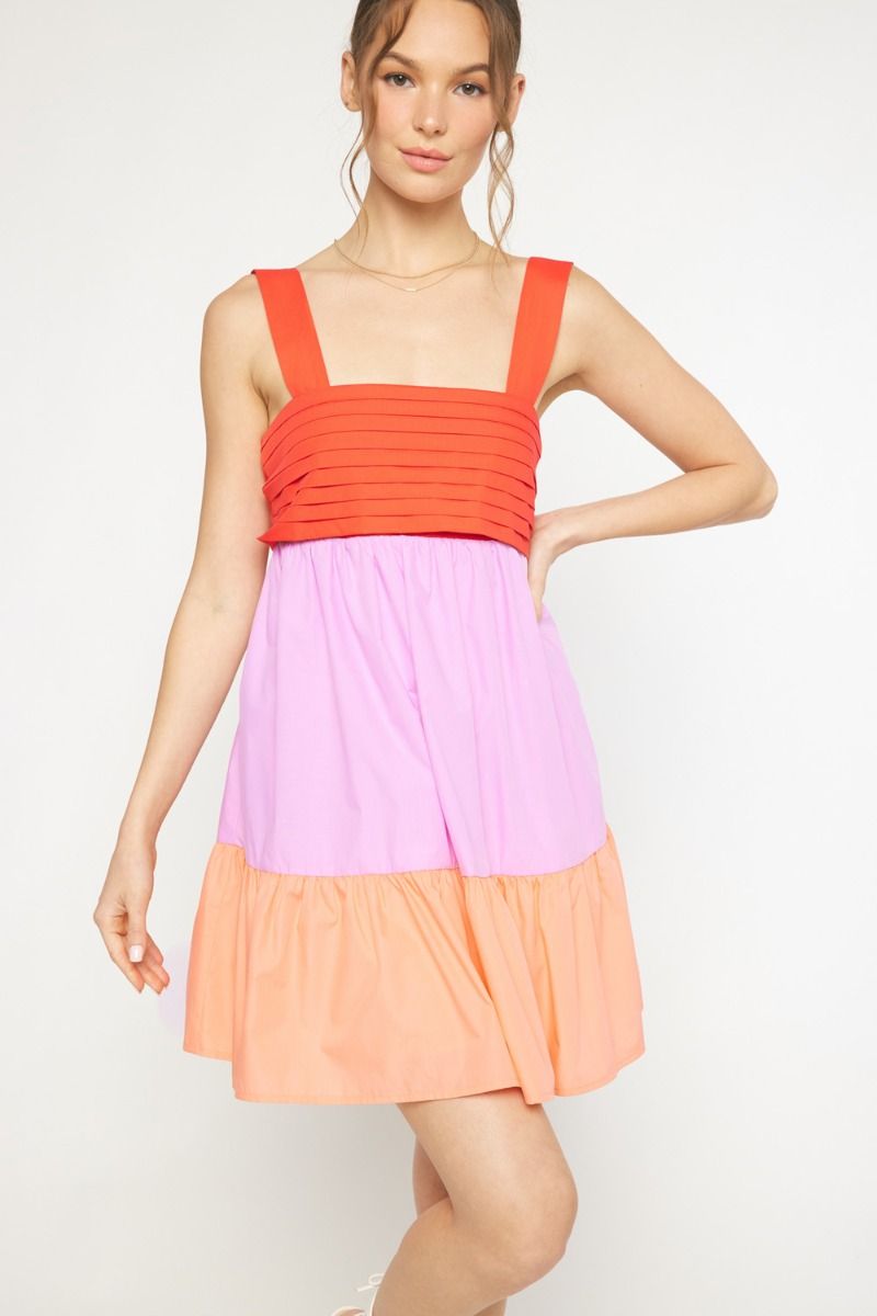Colorblock Cutie Dress - FINAL SALE