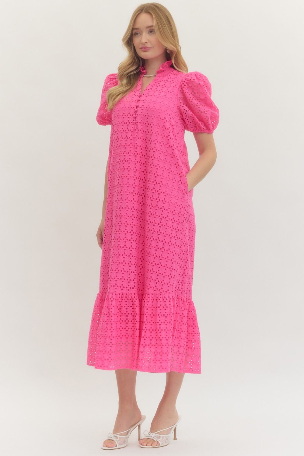 Pink Paradise Midi Dress