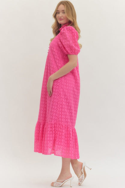 Pink Paradise Midi Dress