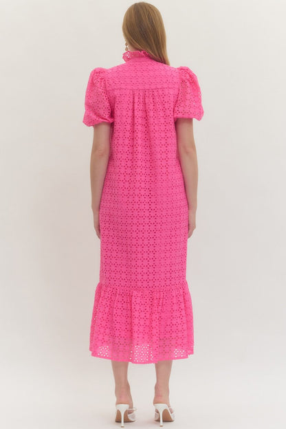 Pink Paradise Midi Dress