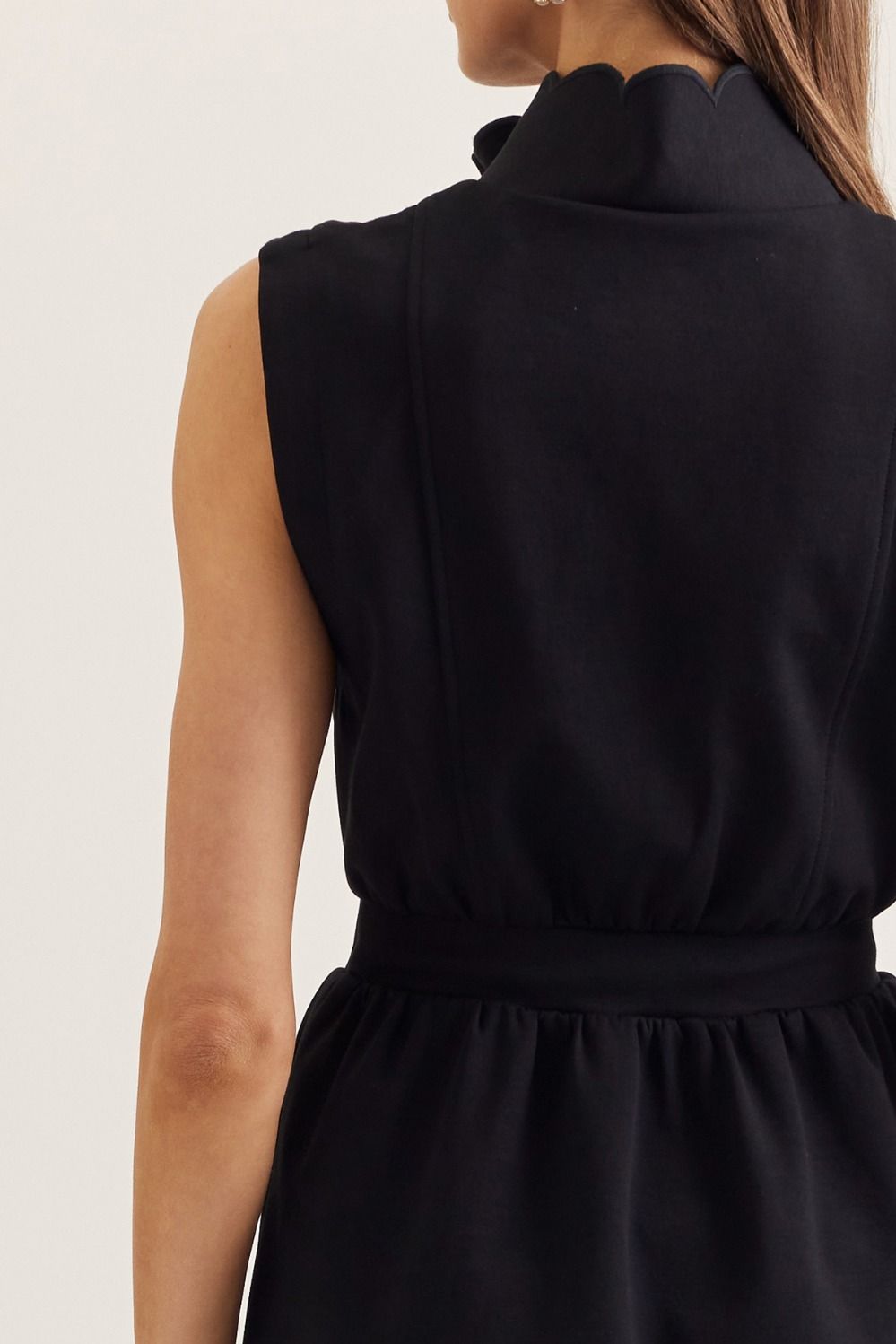 On The Go Scalloped Dress - FINAL SALE