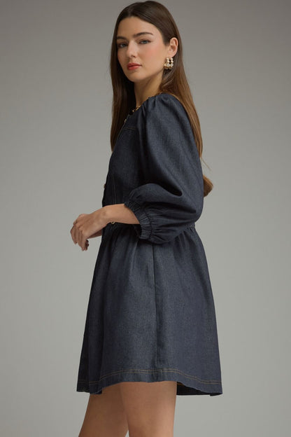 Saddle Up Denim Dress