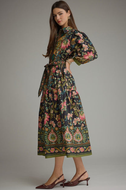 Gypsy Bloom Midi Dress