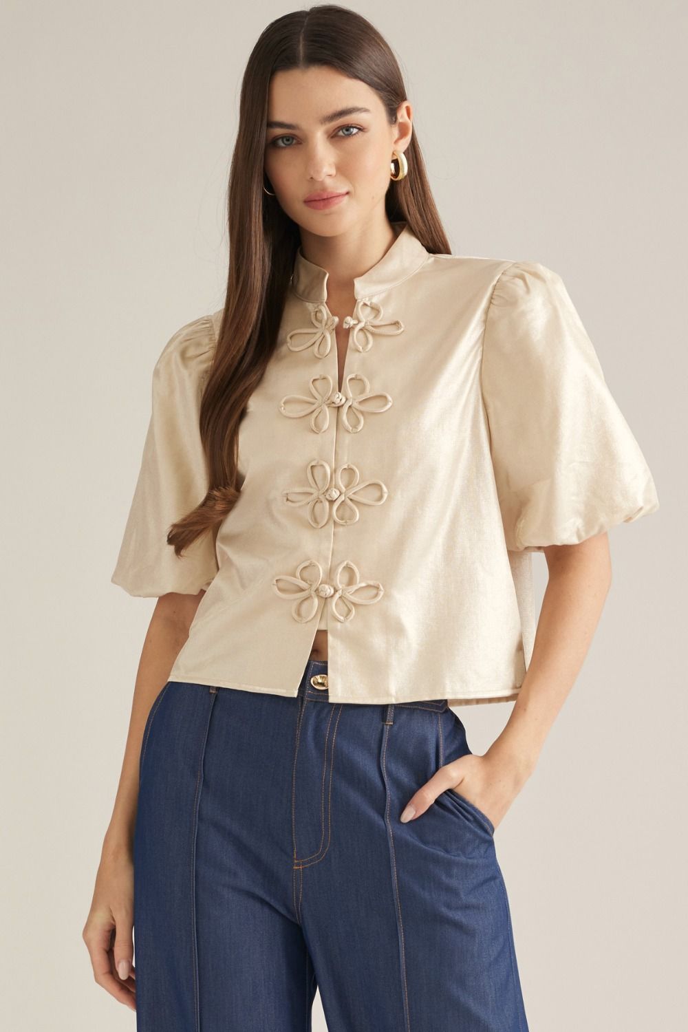 Champagne Charm Top