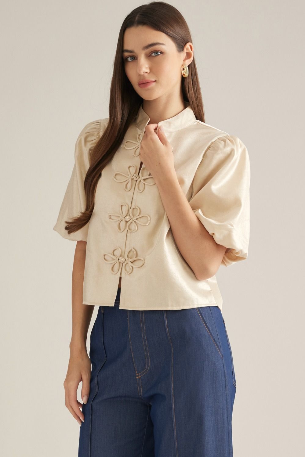 Champagne Charm Top