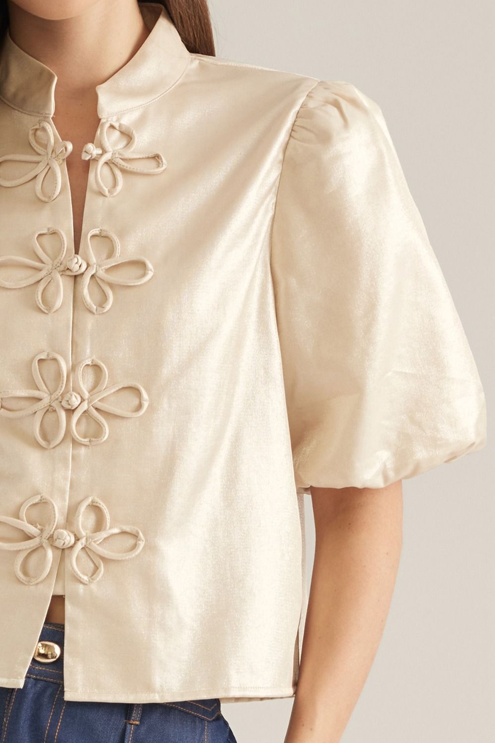 Champagne Charm Top