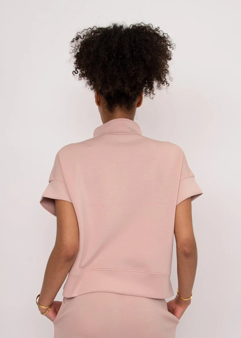 Dua Soft Knit Half Zip Top