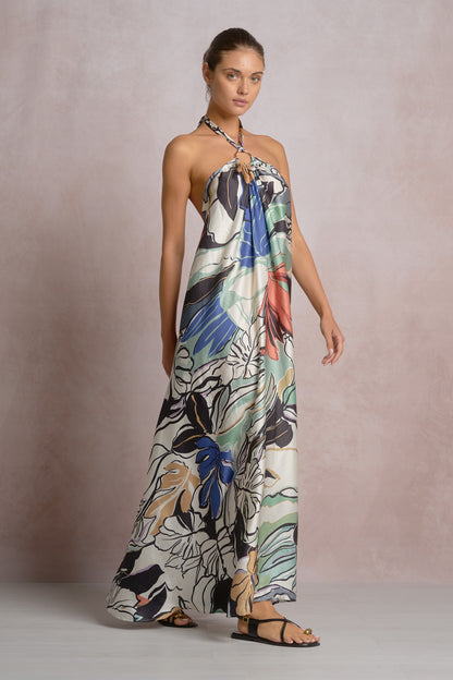 Moody Tropics Maxi Dress