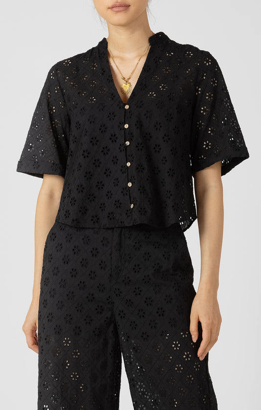 Bonnie Eyelet Top - FINAL SALE