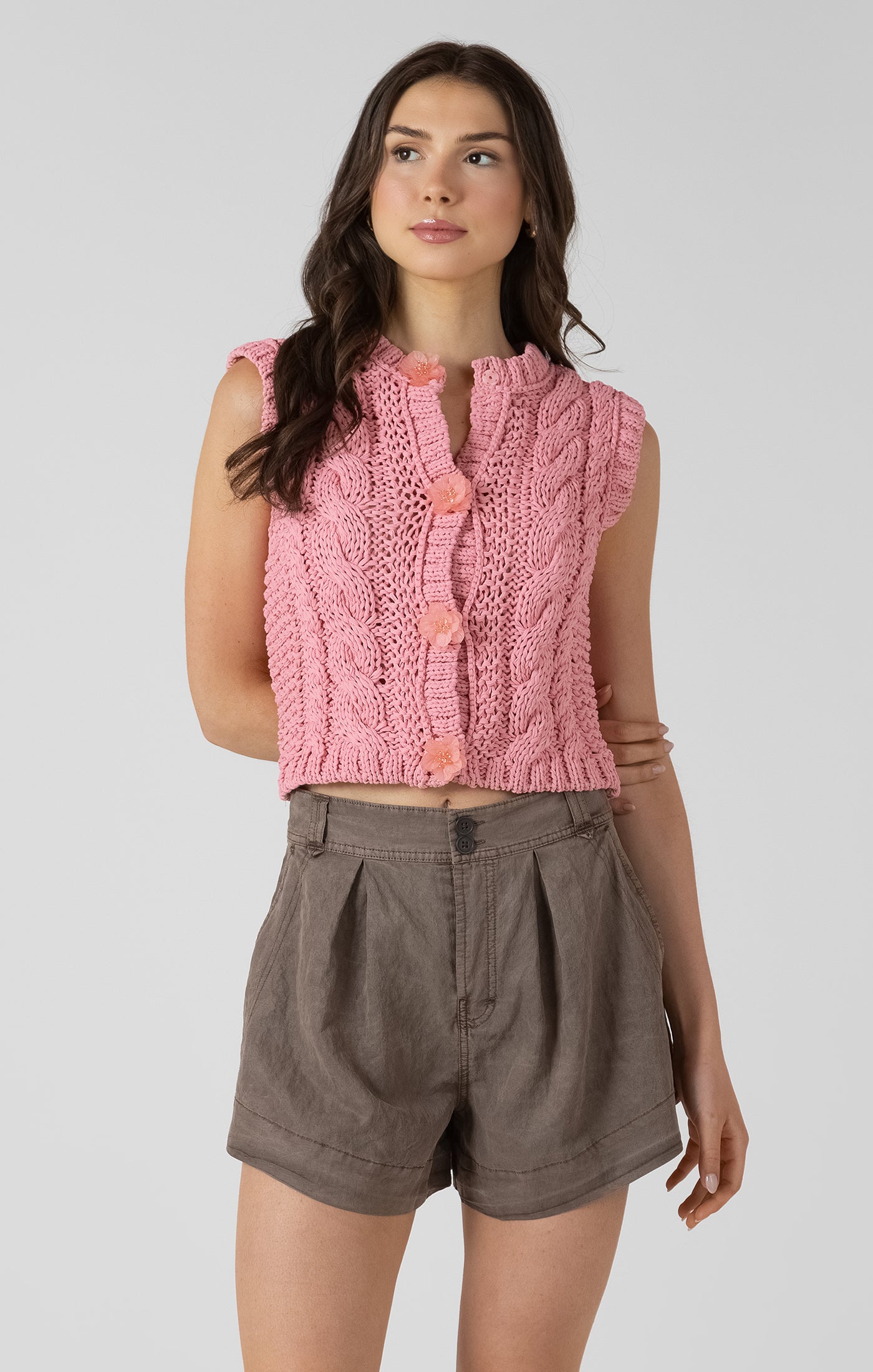 Pink Petal Vest