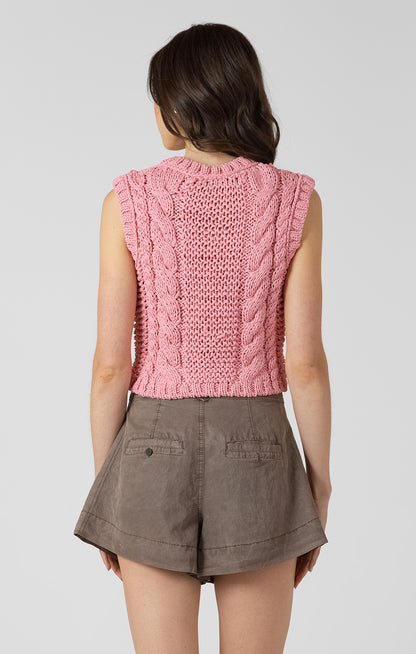 Pink Petal Vest