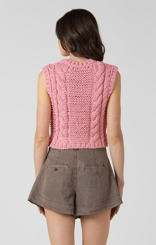 Pink Petal Vest