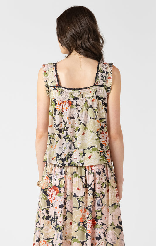 Vintage Rose Tank - FINAL SALE