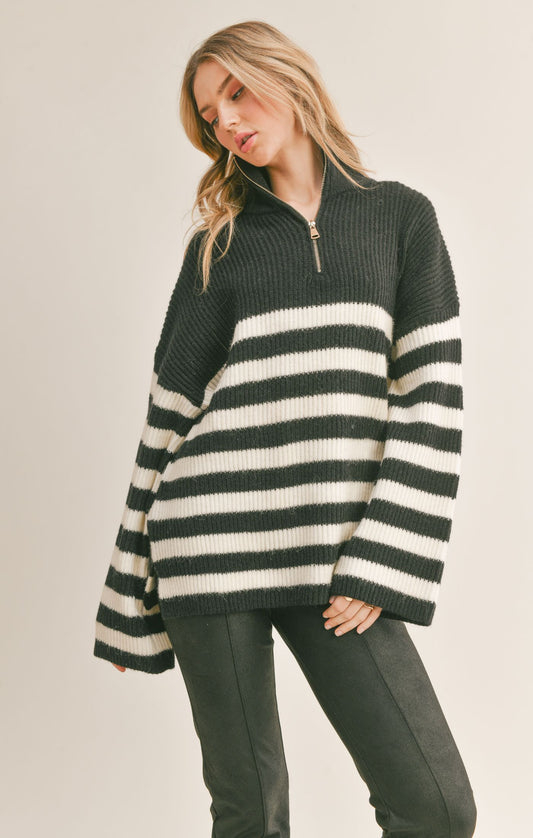 Jetlag Striped Sweater - FINAL SALE