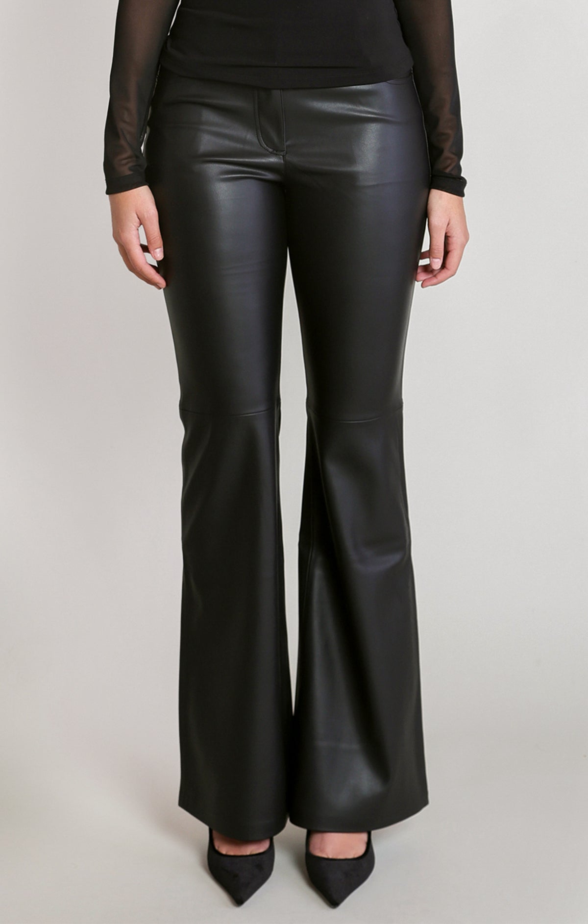 Lennon Faux Leather Flares