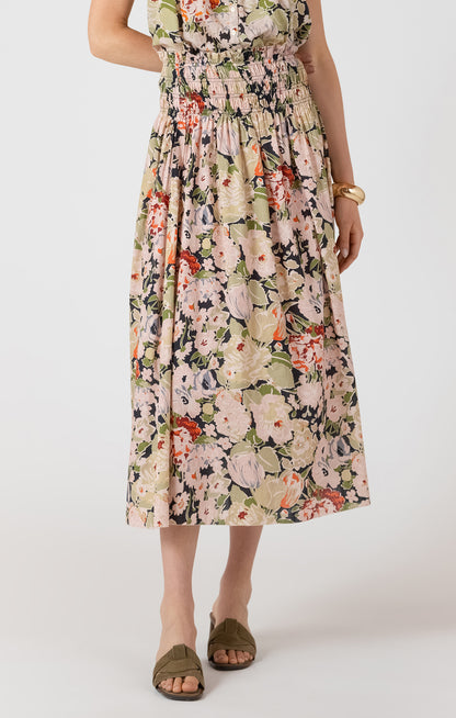 Vintage Rose Midi Skirt - FINAL SALE