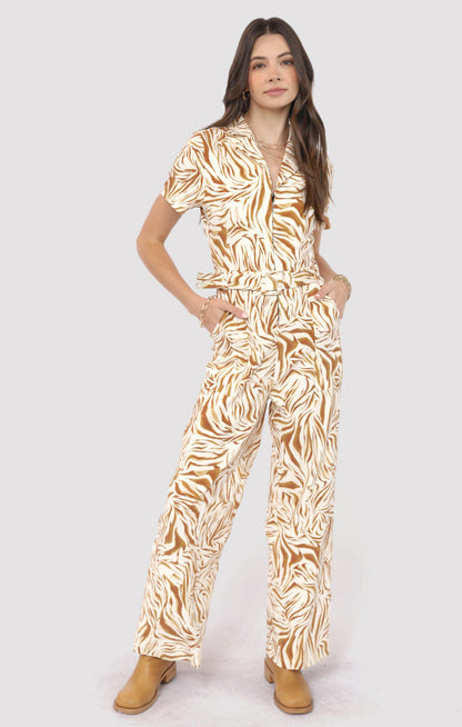 Tiger Stripe Jumpsuit - FINAL SALE