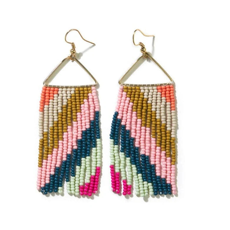 Whitney Rainbow Fringe Earrings