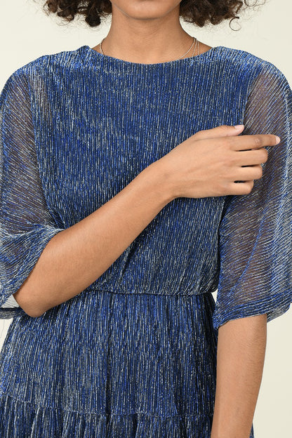 Blue Shimmer Dress