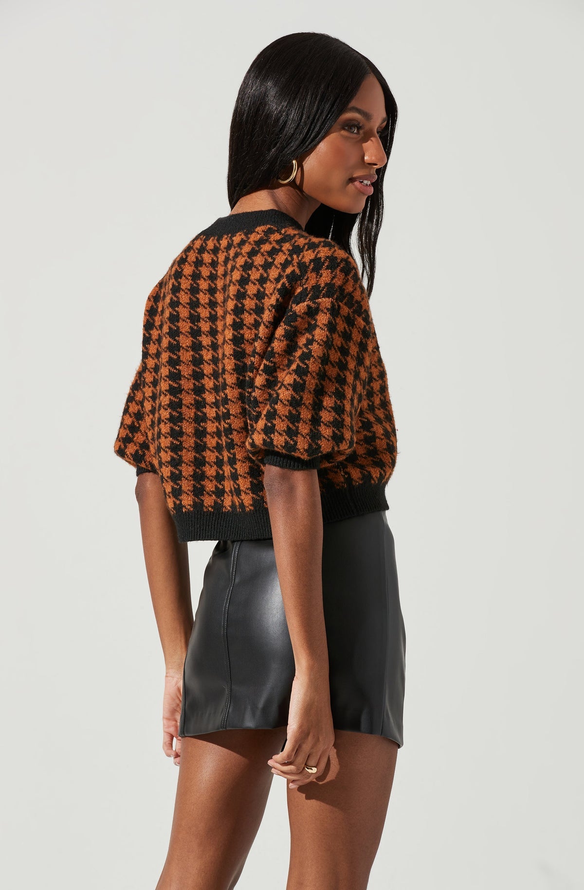 Colette Houndstooth Sweater - FINAL SALE