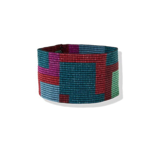 Peacock Color Block Luxe Bracelet