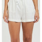 Lyra White Pull On Shorts - FINAL SALE