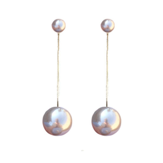Swinging Pearl Drop Earrings